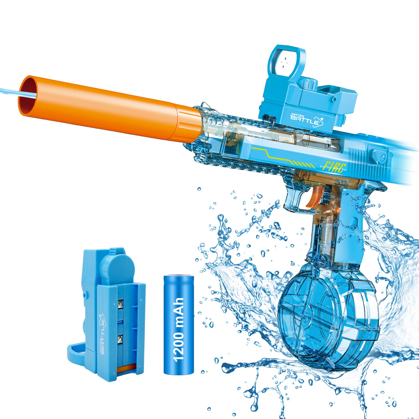 Electric Water Gun with 32ft long range for kids & adults