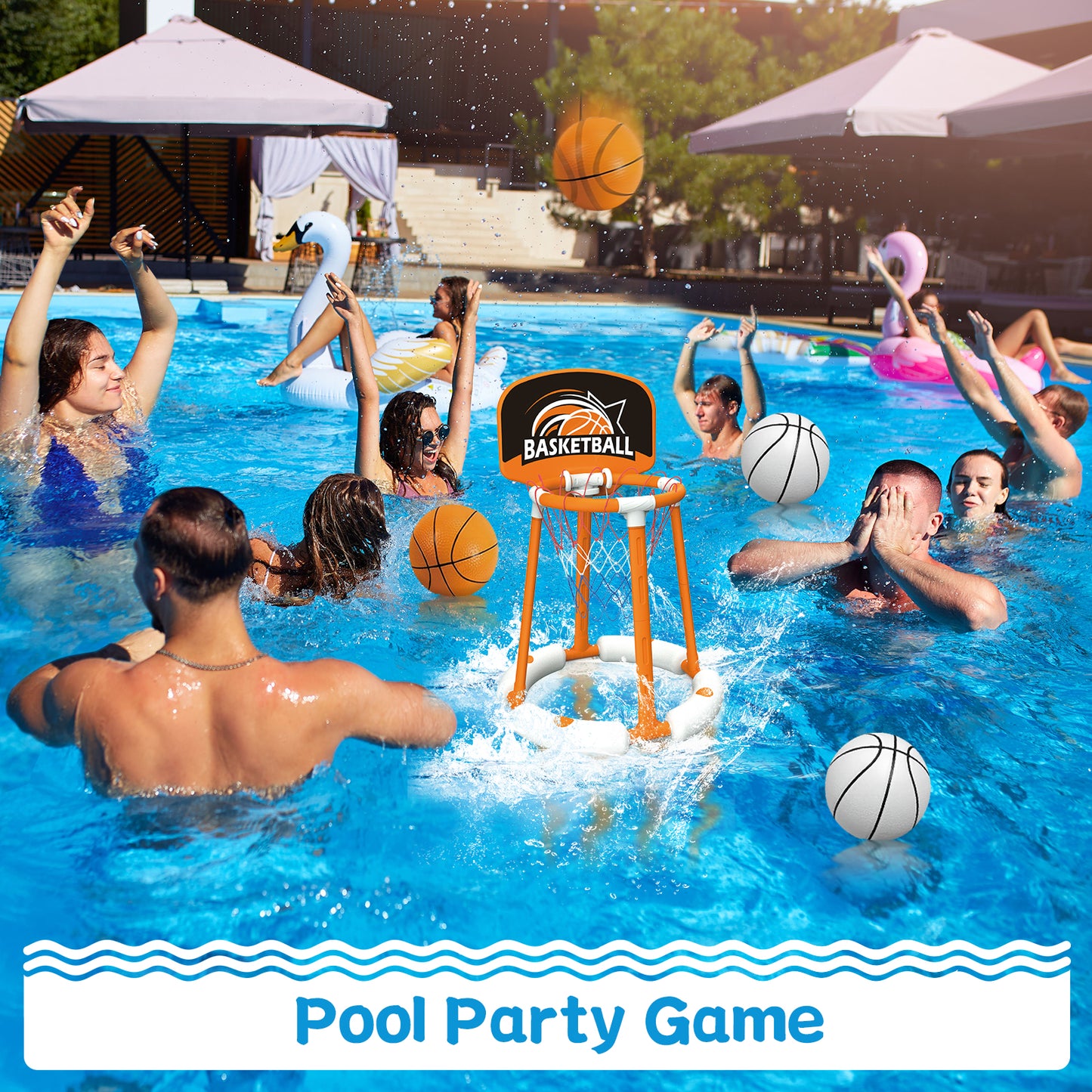 Swimming Pool Basketball Hoop for kids&adults