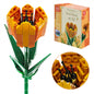 Flower Toy Artifical Building Blocks(Violet/Lily/Carnation/Tulip)