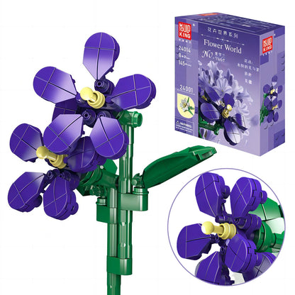 Flower Toy Artifical Building Blocks(Violet/Lily/Carnation/Tulip)