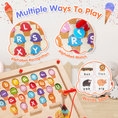 Charger l'image dans la visionneuse de la galerie, Joylike Wooden Color Matching Counting Puzzle for Toddlers Educational Fine Montessori Game Board
