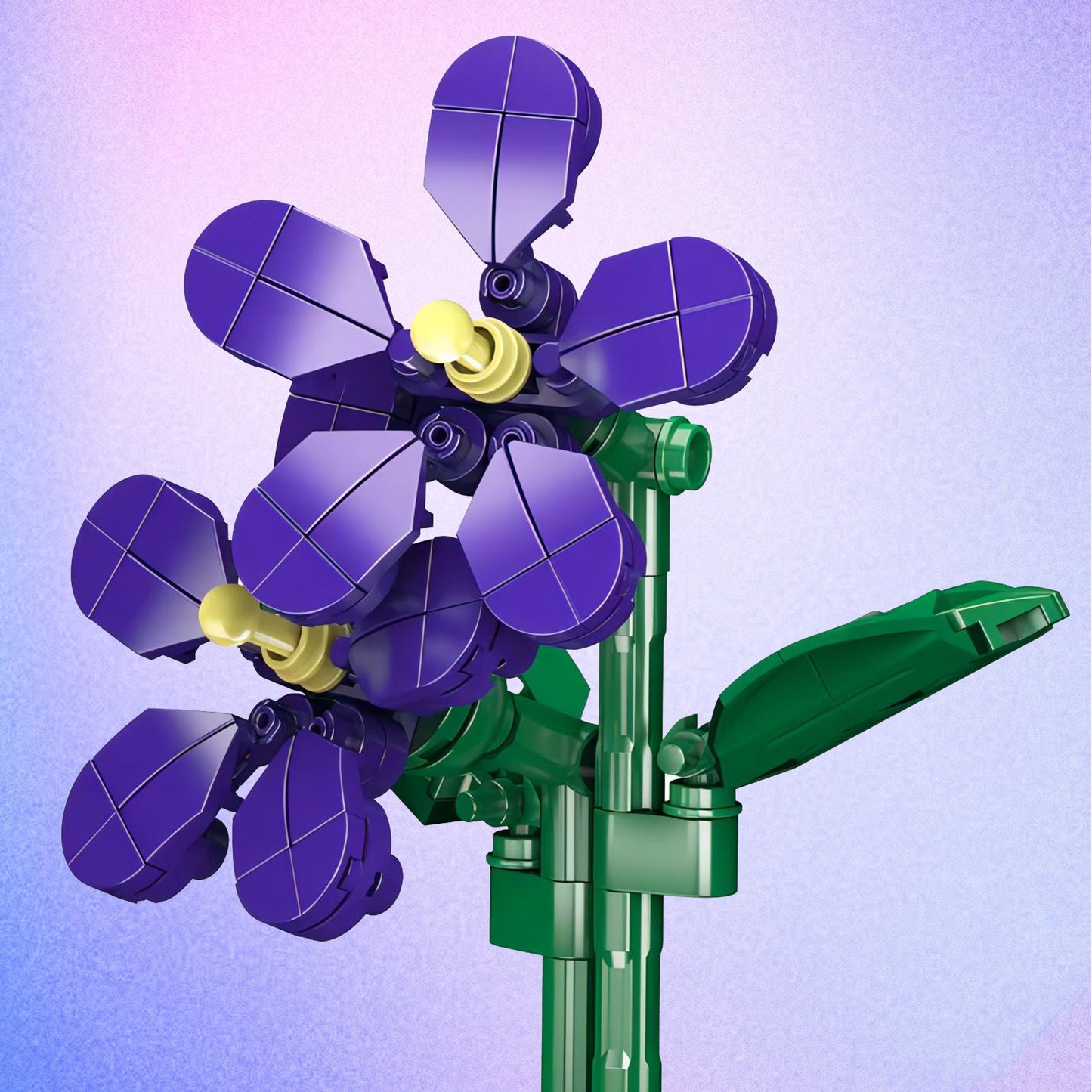 Flower Toy Artifical Building Blocks(Violet/Lily/Carnation/Tulip)