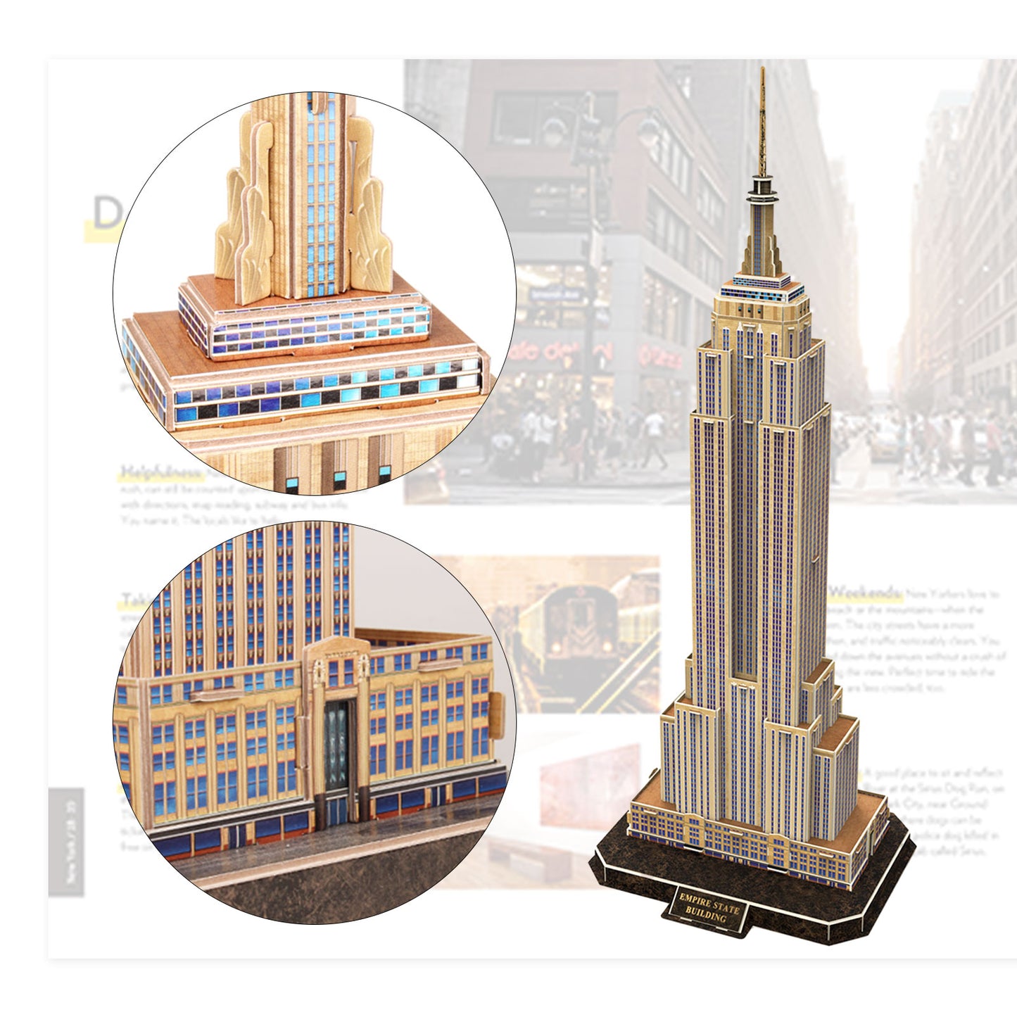 The 66-piece 3D Puzzles Empire State Building