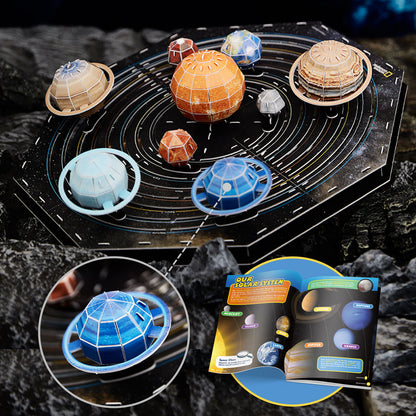 173 Piece 3D Puzzles Solar System Set