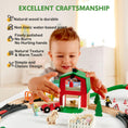 Charger l'image dans la visionneuse de la galerie, Joylike 153pcs Wooden Train Set, Toy Train for Boys & Girls
