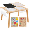 Charger l'image dans la visionneuse de la galerie, JoyLike Kids Table for Drawing and Sensory Play with 4 Montessori Activity Boards
