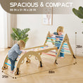 Charger l'image dans la visionneuse de la galerie, JoyLike Foldable Pikler Triangle Climbing Set - Montessori Kids Climbing Toys
