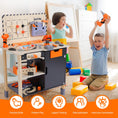 Charger l'image dans la visionneuse de la galerie, Joylike Kids Tool Set - Premium Wooden Toddler Tool Bench with Tools
