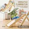 Charger l'image dans la visionneuse de la galerie, JoyLike Foldable Pikler Triangle Climbing Set - Montessori Kids Climbing Toys
