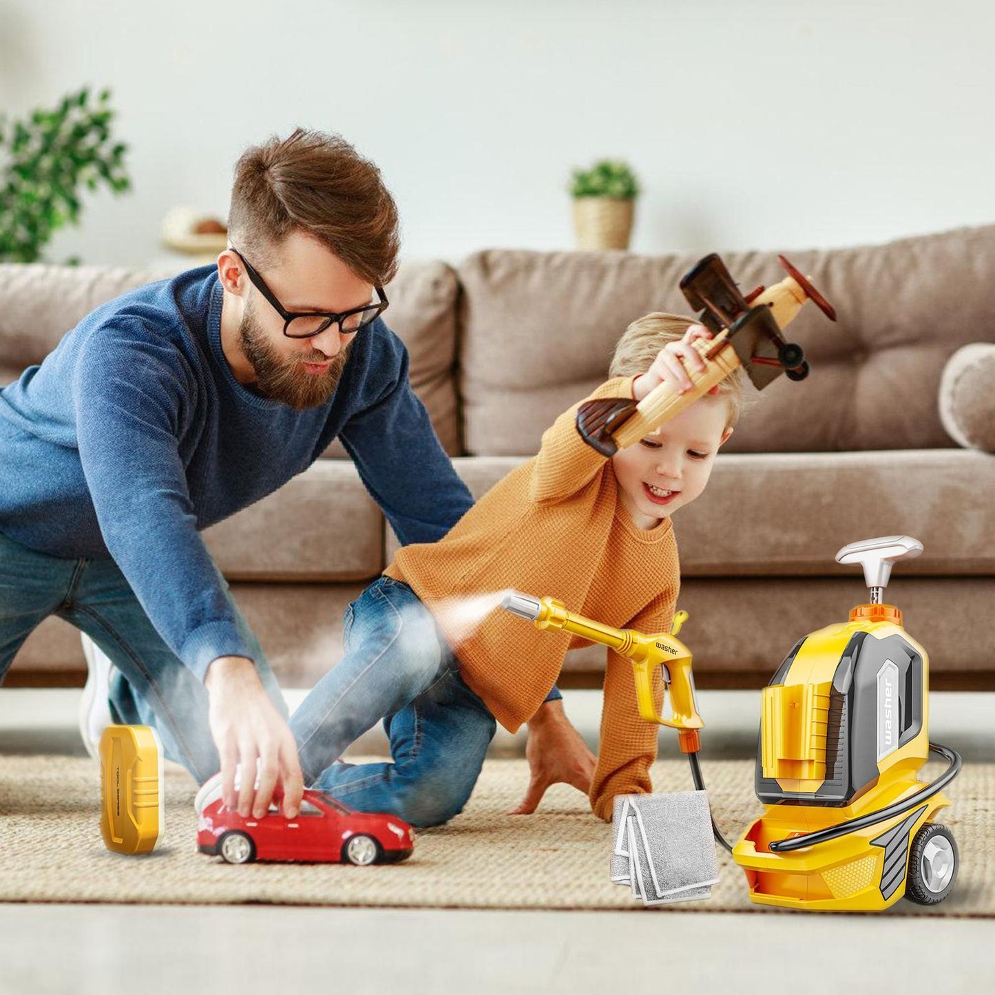 Car Washing Machine Toys—Pretend Play Toys for Children