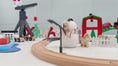 Charger et lire la vidéo dans la visionneuse de la galerie, Joylike 153pcs Wooden Train Set, Toy Train for Boys & Girls
